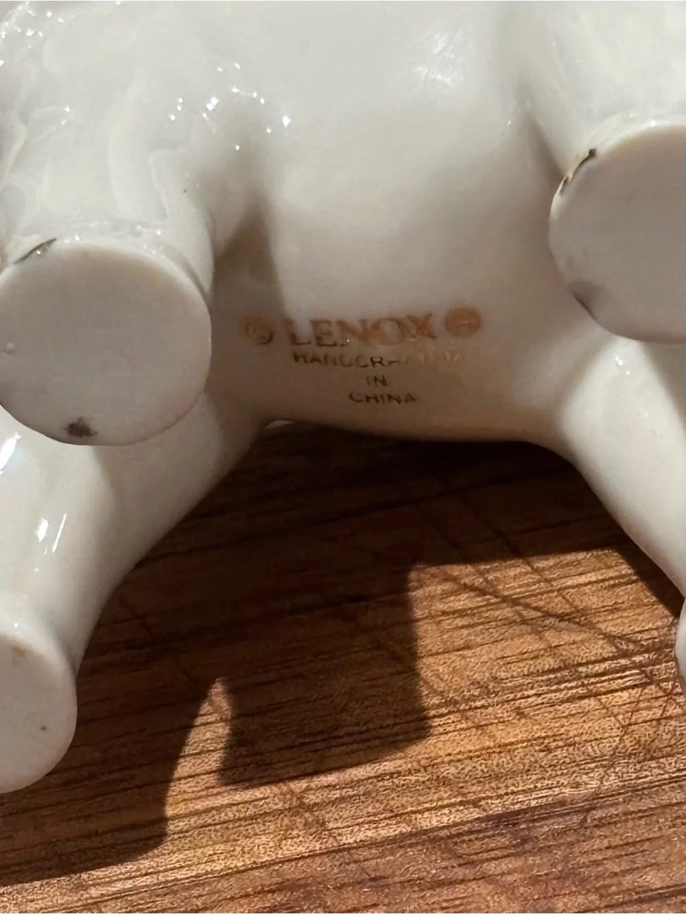 Vintage Lenox China Lucky Elephant Figurine